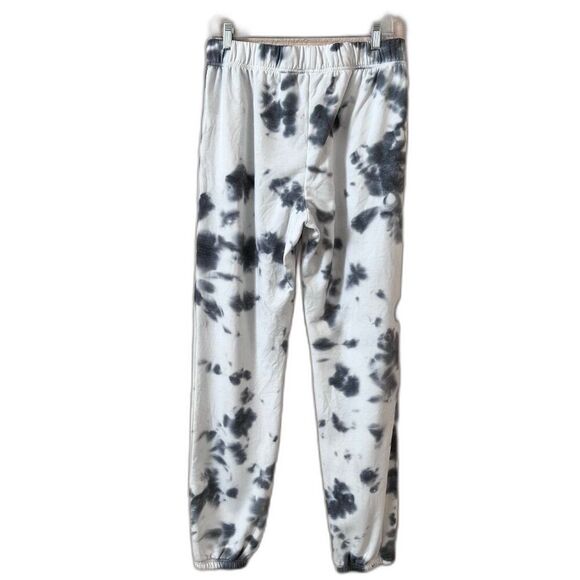 Lulus Size M Women White Washed Tie Dye Cozy High Rise Lounge Jogger Sweatpants - Picture 4 of 11